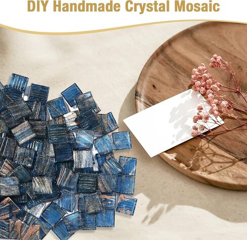 160 قطعة من بلاط الفسيفساء الزجاجية للحرف اليدوية السائبة قطع الزجاج الفسيفساء للأعمال اليدوية المصنوعة من السيراميك إطار صورة زهرية ديكور المنزل in Kuwait