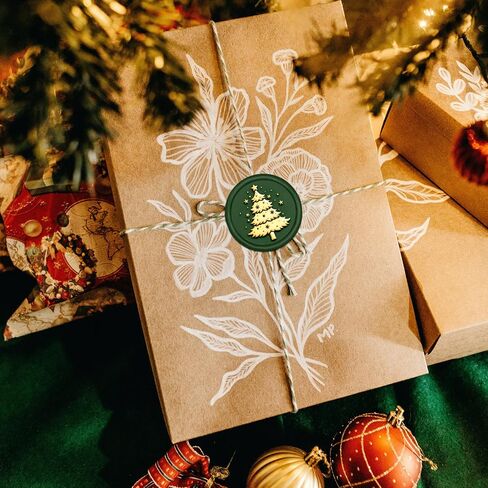 MAYJOYDIY Christmas Reindeer Wax Seal Stamp Offical Seal of The North Pole Reindeer Stamp Xmas Vintage Sealing Stamp 25mm Removable Brass Head for Letters Invitations Envelopes Gift Packing in Saudi Arabia