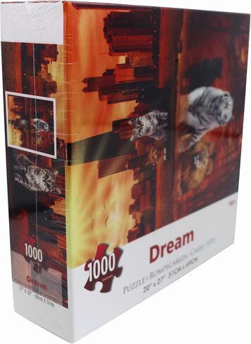 Jigsaw Puzzles 1000 Pieces Puzzles for Adults, Cat Tiger Puzzle Animal Adult Toys, 27x20 Unique Difficult and Challenge Large Puzzle Game Toys Gift in Saudi Arabia