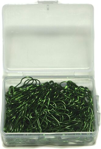 ALLinONE 22mm/0.85" Metal Gourd Pin Bulb Pin Calabash Pin Bead Needle Pin Clothing Tag Pin Safety Pin with Container for DIY Craft Tailor (Black) in Kuwait