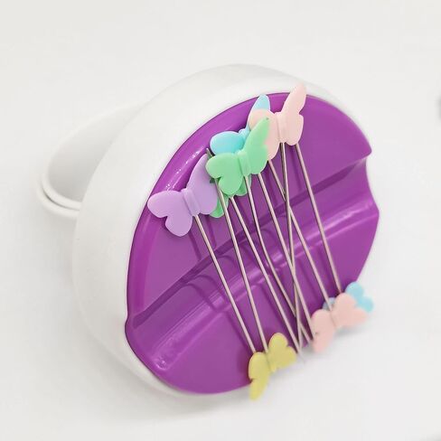 HONEYSEW المغناطيسي المعصم دبوس حامل اللحف Pincushions الخياطة دبوس وسادة العلبة تخزين Pincushion (أصفر) in Saudi Arabia