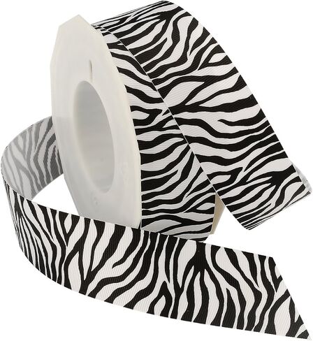 شريط Morex Ribbon Zebra Fest Ribbon ، أسود ، 2.22 سم × 100 متر in Saudi Arabia