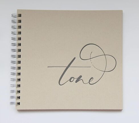 دفتر رسم ملون، ورق رسم بلون بيج داكن، 80 ورقة (160 صفحة)، ورق رسم بلون بيج داكن، دفتر رسم بسلك حلزوني 8.5 انش × 9 انش in Kuwait