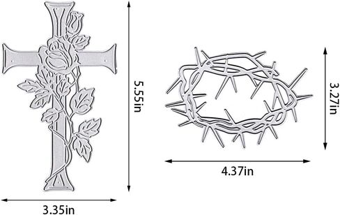 ALIBBON Happy Easter Rabbit Egg Die Cuts for Card Making, 4 Easter Eggs Cutting Dies Metal Template Molds, Easter Words Dies for Crafting DIY Photo Album Embossing Scrapbooking Supplies in Kuwait