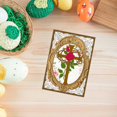 ALIBBON Happy Easter Rabbit Egg Die Cuts for Card Making, 4 Easter Eggs Cutting Dies Metal Template Molds, Easter Words Dies for Crafting DIY Photo Album Embossing Scrapbooking Supplies in Kuwait