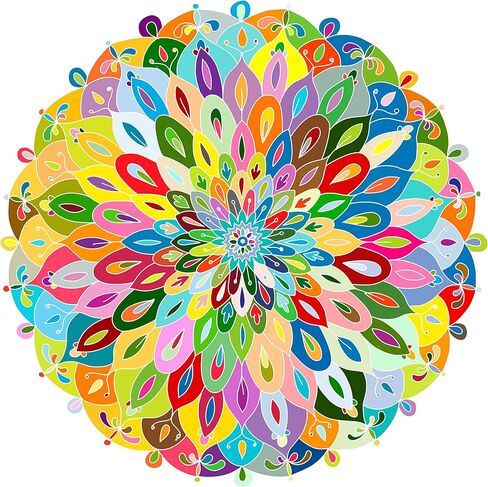 الألغاز Bgraamiens Puzzle-Blooming Color-1000 قطعة Color Challenge Blue Board Puzzles in Saudi Arabia