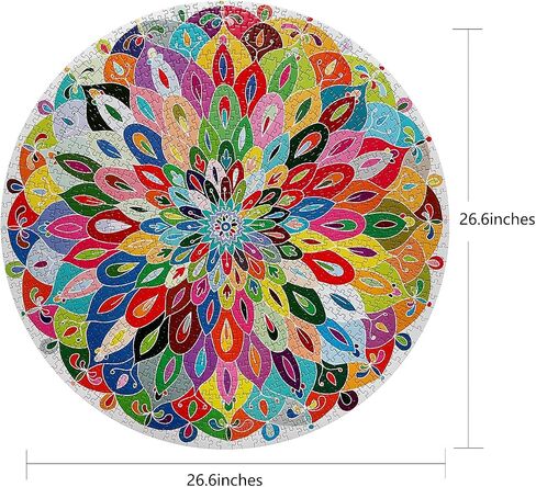 الألغاز Bgraamiens Puzzle-Blooming Color-1000 قطعة Color Challenge Blue Board Puzzles in Saudi Arabia