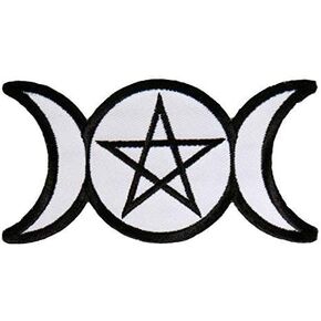 أصول مرخصة رسميًا من Pagan Triple Goddess، يمكن كيها/منشارها، رقعة رايون داعمة محكمة الغلق بالحرارة - 4 بوصة × 2 بوصة in Kuwait