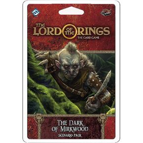 The Lord of the Rings The Card Game The Dark of Mirkwood SCENARIO PACK - Cooperative Adventure Game, Strategy Game, Ages 14+, 1-4 Players, 30-120 Min Playtime, Made by Fantasy Flight Games in Saudi Arabia