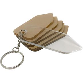 Acrylic 3" Teachers Pencil 10 Pack with Hardware and Cut Files for Custom Keychains | Acrylic Keychain Blanks | 1/8in Cast Acrylic | Made in the USA by My Local Maker in Saudi Arabia