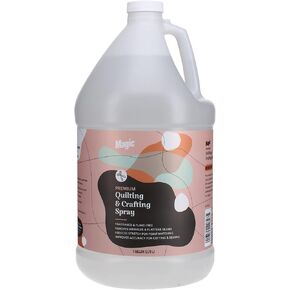 Magic Premium Quilting & Crafting Spray – Fabric Spray for Cutting, Creasing, & Sewing – Best Press Spray Starch for Quilting to Flatten Seams & Wrinkles – Wrinkle Spray - Premium Quilting & Crafting