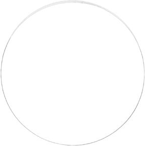 BENECREAT 12 Inch Clear Acrylic Sheet Round Circle Dis Acrylic Sheet for Decoration, Office Sign, Coasters and Other DIY Project, 3mm Thick in Saudi Arabia