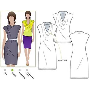 Style Arc Sewing Pattern - Franki Dress or Top (Sizes 04-16)