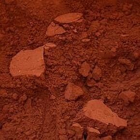 صبغة معدنية بلون احمر اسباني للرسم الفني والزخرفي (1 كغم) in Kuwait