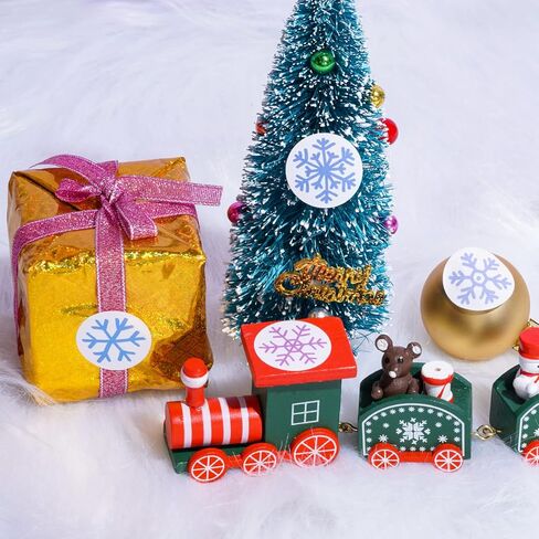 Miayon 2000 قطعة من ملصقات ندفة الثلج لعيد الميلاد، ملصقات ذاتية اللصق لعيد الميلاد، ملصقات يدوية لتزيين حفلات عيد الميلاد (16 طرازًا) in Kuwait