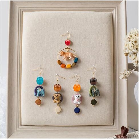 PH PandaHall 300pcs Colorful Wooden Beads, 10 Colors 10mm Painted Wood Beads Round Wood Spacer Beads with 4mm Large Hole for Jewelry Making Braiding Macrame DIY Craft Project Bird Swing in Kuwait