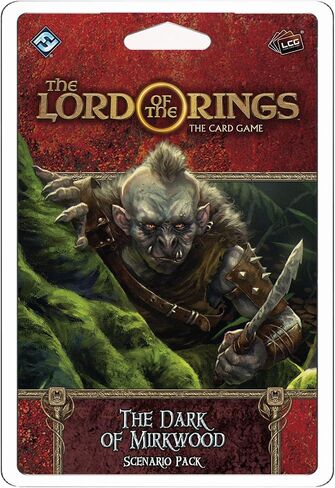 The Lord of the Rings The Card Game The Dark of Mirkwood SCENARIO PACK - Cooperative Adventure Game, Strategy Game, Ages 14+, 1-4 Players, 30-120 Min Playtime, Made by Fantasy Flight Games in Saudi Arabia