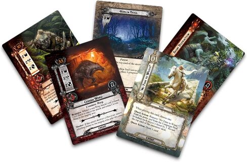 The Lord of the Rings The Card Game The Dark of Mirkwood SCENARIO PACK - Cooperative Adventure Game, Strategy Game, Ages 14+, 1-4 Players, 30-120 Min Playtime, Made by Fantasy Flight Games in Saudi Arabia