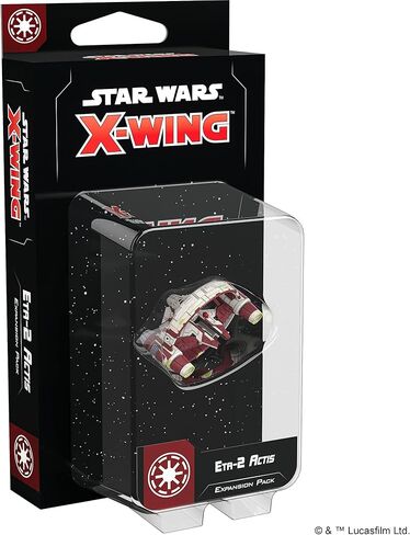 Star Wars X-Wing 2nd Edition Miniatures Game Eta-2 Actis-Class Interceptor EXPANSION PACK | Strategy Game for Adults & Teens | Ages 14+ | 2 Players | Avg. Playtime 45 Mins | Made by Atomic Mass Games in Kuwait