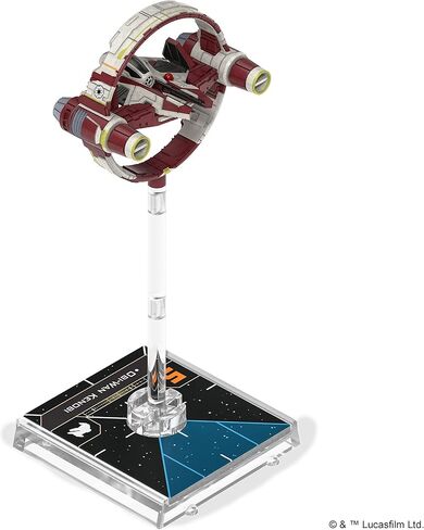 Star Wars X-Wing 2nd Edition Miniatures Game Eta-2 Actis-Class Interceptor EXPANSION PACK | Strategy Game for Adults & Teens | Ages 14+ | 2 Players | Avg. Playtime 45 Mins | Made by Atomic Mass Games in Kuwait