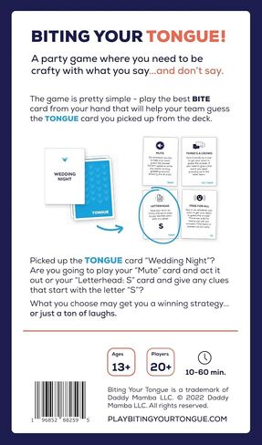 Biting Your Tongue – A Party Card Game Where You Choose Your Words Wisely in Saudi Arabia