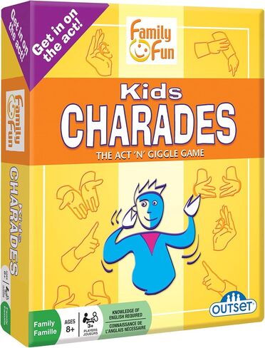 Kids Charades Classic Edition - Children's Game - Family Game - Features 300 Charades - Develops Critical Thinking, Builds Imagination, and Supports Creativity - For 3 or More Players - Ages 8+ in Saudi Arabia