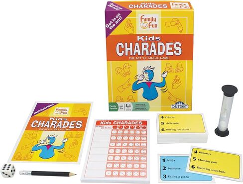 Kids Charades Classic Edition - Children's Game - Family Game - Features 300 Charades - Develops Critical Thinking, Builds Imagination, and Supports Creativity - For 3 or More Players - Ages 8+ in Saudi Arabia