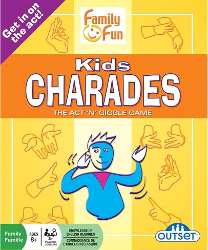 Kids Charades Classic Edition - Children's Game - Family Game - Features 300 Charades - Develops Critical Thinking, Builds Imagination, and Supports Creativity - For 3 or More Players - Ages 8+ in Saudi Arabia