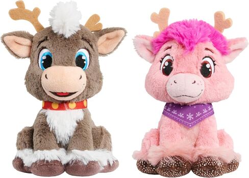 Just Play Reindeer in Here 2-Piece Small Plush Stuffed Animal Set, Kids Toys for Ages 3 Up in Saudi Arabia