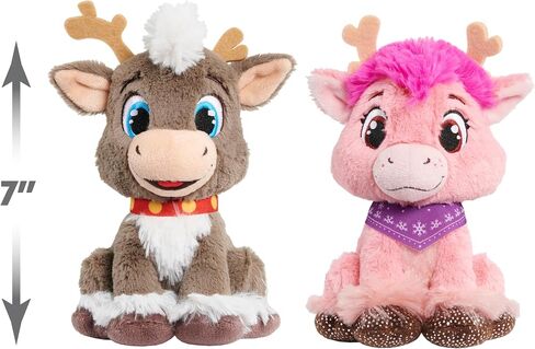 Just Play Reindeer in Here 2-Piece Small Plush Stuffed Animal Set, Kids Toys for Ages 3 Up in Saudi Arabia