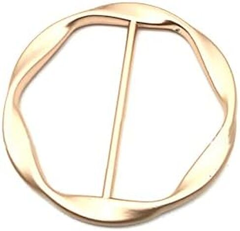 COLORFUL BLING Silk Scarf Ring Clip Clothing Ring Set Shirt Ties Clips Buckle for Women Lady T-Shirts Scarves Clasp Waist Holder Jewelry in Kuwait