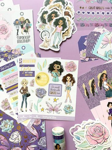Paper House Productions Sugary Gal Paper Crafting Set, Multi in Saudi Arabia