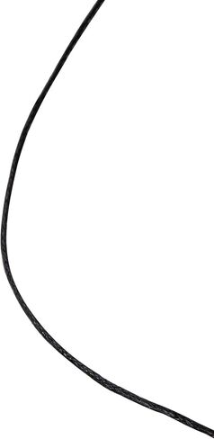 حبل قطني مشمع – سلك ماكرام مشمع بطول 1 مم، سلك لصناعة المجوهرات، سلك خرز من أجل لوازم الحرف اليدوية، خياطة جلدية، تغليف الهدايا، أسود، 218 ياردة in Saudi Arabia