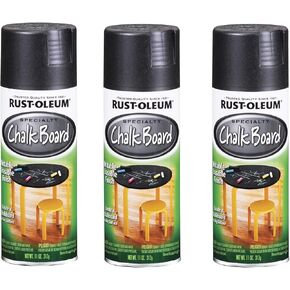 Rust-Oleum 301438 Specialty Chalkboard Spray Paint, 11 oz, Black in Saudi Arabia