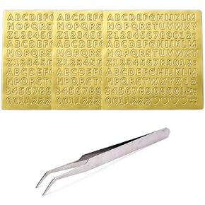 3 قطع من ملصقات حروف لامعة الحروف الأبجدية صغيرة بلون ذهبي محدب أحرف لاصقة لاصقة ثلاثية الأبعاد للفن الحرفية وبطاقات التهنئة بنفسك كتب تزيين المنزل مع ملقط واحد in Kuwait