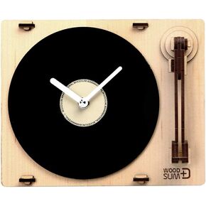 Fully Functional Wooden 3D Puzzle Retro Classic Clock DIY Kit for Adult