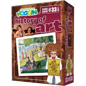 Outset Media Professor Noggin's History of Art Trivia Card Game - an Educational Trivia Based Card Game for Kids - Trivia, True or False, & Multiple Choice - Ages 7+ - Contains 30 Trivia Cards in Kuwait