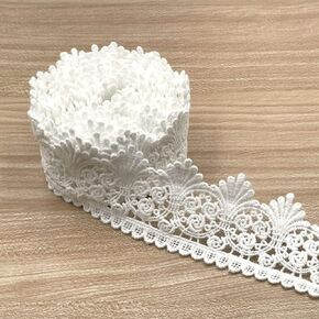 متجر المصمم White Venice Lace Trim للخياطة والحرف اليدوية (الماس)