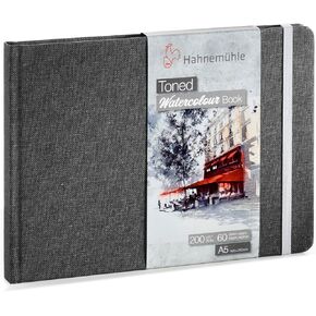 Hahnemuhle Toned Gray Watercolor Book A5