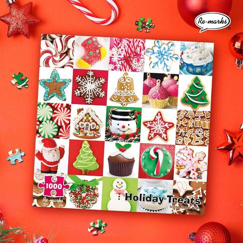 Re-marks Winter Wonderland Puzzle, Collage Puzzle for All Ages, 1000-Piece Christmas Puzzle in Kuwait