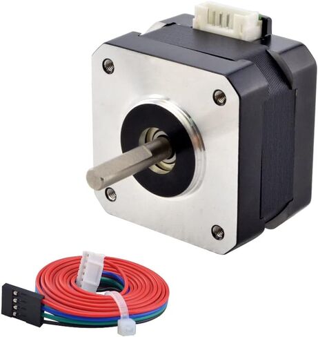 Nema 17 Pancake Stepper Motor 1.2A 26Ncm ثنائي القطب 1.8 درجة 4-Lead للطابعة ثلاثية الأبعاد CNC in Kuwait