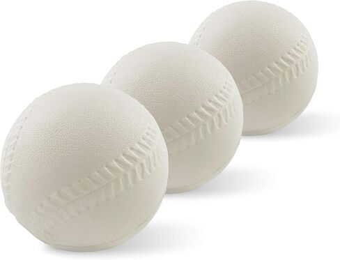 3 Pack Soft Baseballs for Kids - Compatible w/Fisher-Price Triple Hit Pitching & Tball Set | Perfect T Balls for Toddlers & Beginners in Kuwait