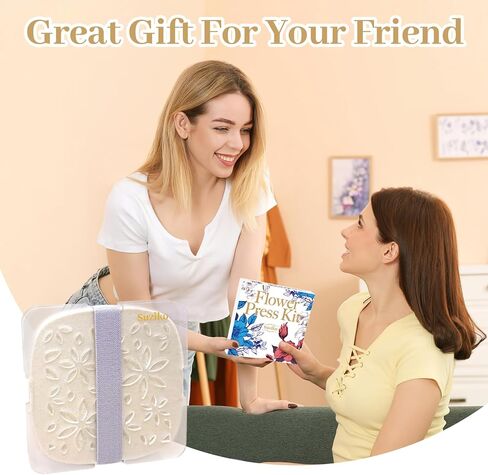 Suziko الميكروويف زهرة الضغط على زهرة جافة في ثوان، مجموعة ضغط الزهور تستخدم لفن DIY في النباتات الحفاظ على الزهور، اختيار هدية لمحبي الفنون والحرف اليدوية in Kuwait