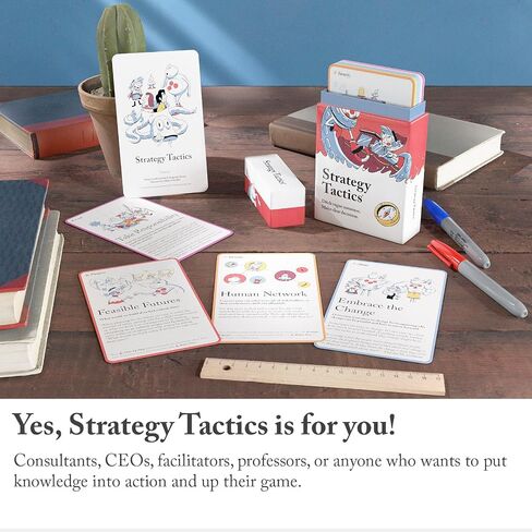 Pip Decks Strategy Tactics Card Deck, Business Tool to Improve Your Strategic Planning, Business Strategy and Business Management, 54 Cards in a Case in Saudi Arabia