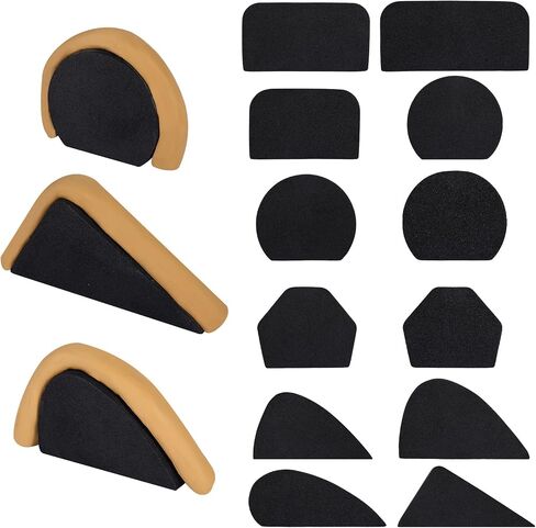LUTER 12pcs Mug Handle Molds, Various Sizes and Shapes Pottery Mug Handle Molds for Clay Small Mug Handle Forms for Clay Mug Handle Making Tool for Pottery in Saudi Arabia