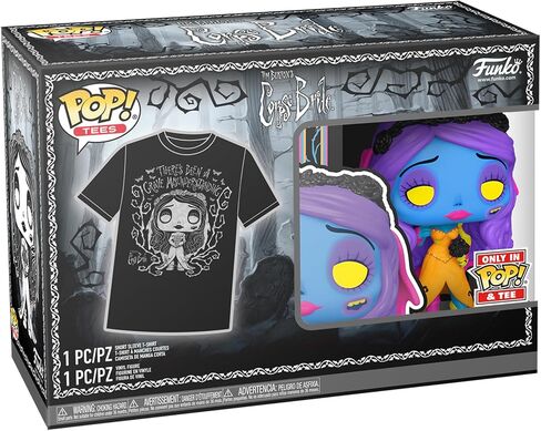 Funko Pop! & Tee: Tim Burton's Corpse Bride - Emily - M in Saudi Arabia