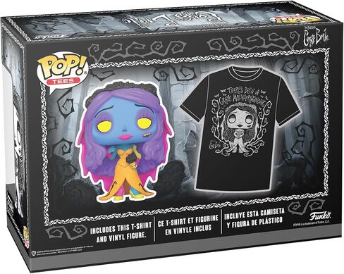 Funko Pop! & Tee: Tim Burton's Corpse Bride - Emily - M in Saudi Arabia