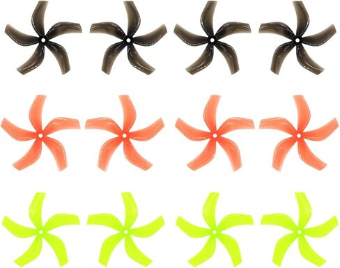 Gemfan D4-5 5 Blade PC Propeller M5 Mount 4 Inch FPV Mini Multicopter RC Accessories 12pcs 6CW 6CCW in Kuwait