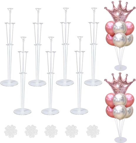 10 Sets of Balloon Stands for Table Balloon Stand Allowing Balloons To Float Without Helium Tank Balloon Holder Decorations for Birthday Party Wedding Festival Christmas in Kuwait
