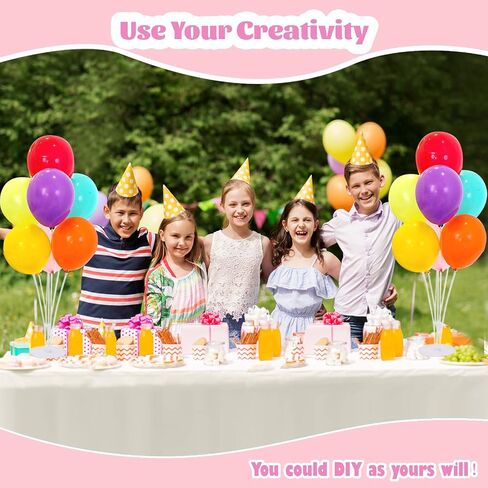 10 Sets of Balloon Stands for Table Balloon Stand Allowing Balloons To Float Without Helium Tank Balloon Holder Decorations for Birthday Party Wedding Festival Christmas in Kuwait